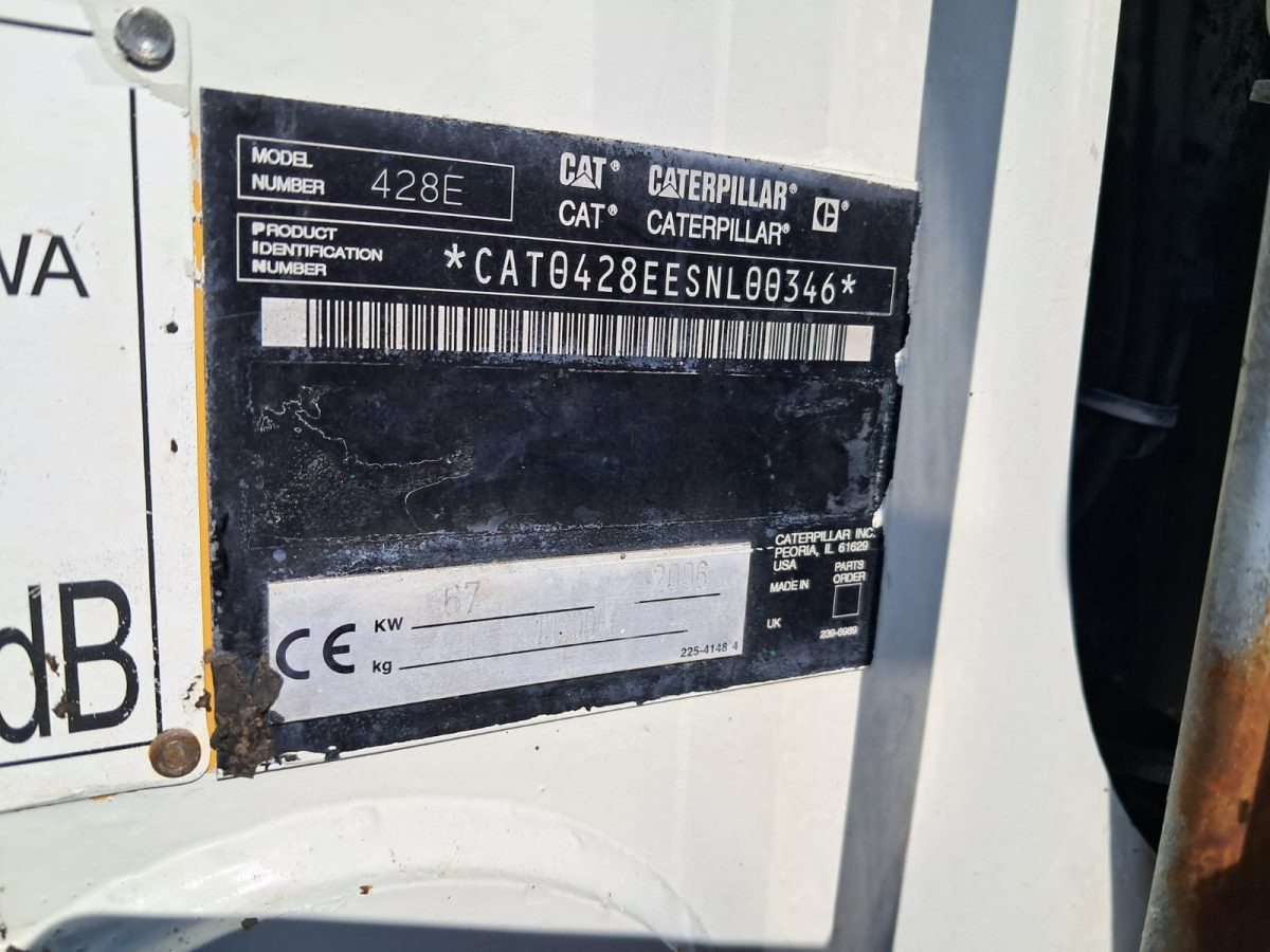 CATERPILLAR 428E - Grävlastare: bild 2 CATERPILLAR 428E - Grävlastare: bild 2