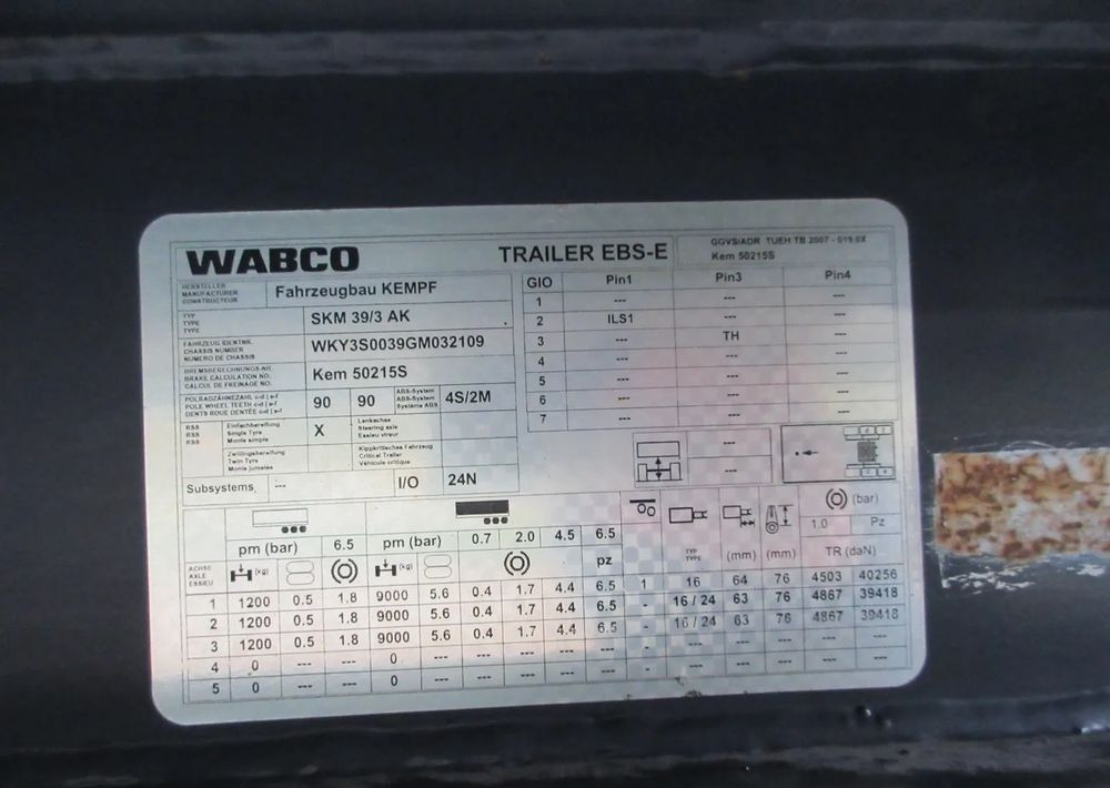 Kempf Wywrotka - Tippbil semitrailer: bild 4 Kempf Wywrotka - Tippbil semitrailer: bild 4