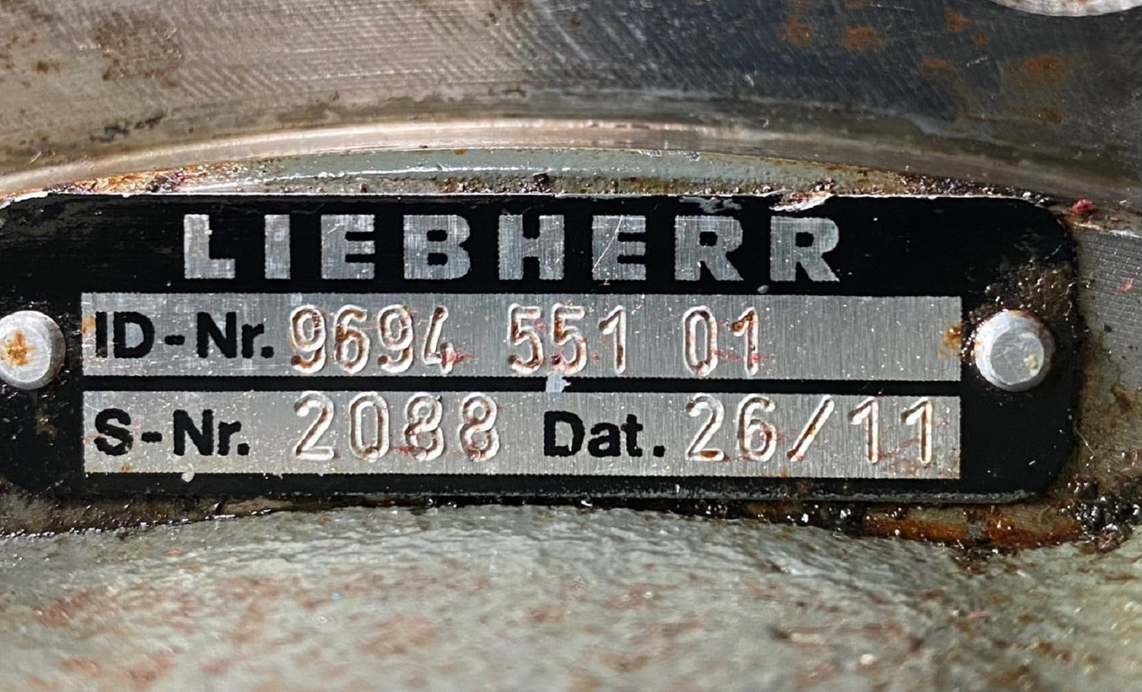 Slutdrev för Bandgrävare Liebherr Fahrantrieb FAT355P076.   ID-Nr.969455101 - ID-Nr.969524001 - ID-Nr.90022900.  LO1916, LOS916, R906, R916, R922, R924.  #2088#: bild 20