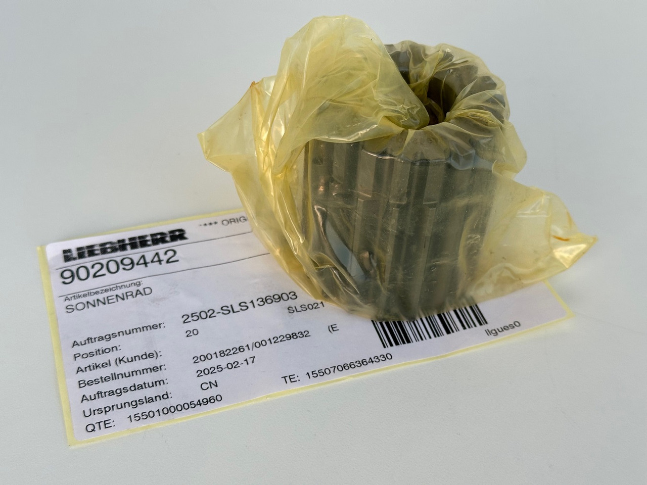 Liebherr Sonnenrad ID-Nr.9443047 - ID-Nr.944304703 - ID-Nr.90209442. A914 B,A914 C,A924,A932,A934,LH30,LH35,P924 C,E932,P914,P924 COMP,R906,R914,R916,R924,R926,R930 T,R932,R934,R944. #90209442.02.10# - Svängmotor för Byggmaskiner: bild 5 Liebherr Sonnenrad ID-Nr.9443047 - ID-Nr.944304703 - ID-Nr.90209442. A914 B,A914 C,A924,A932,A934,LH30,LH35,P924 C,E932,P914,P924 COMP,R906,R914,R916,R924,R926,R930 T,R932,R934,R944. #90209442.02.10# - Svängmotor för Byggmaskiner: bild 5