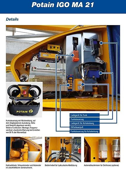 Potain IGO MA 21 - Självresande tornkran: bild 5 Potain IGO MA 21 - Självresande tornkran: bild 5