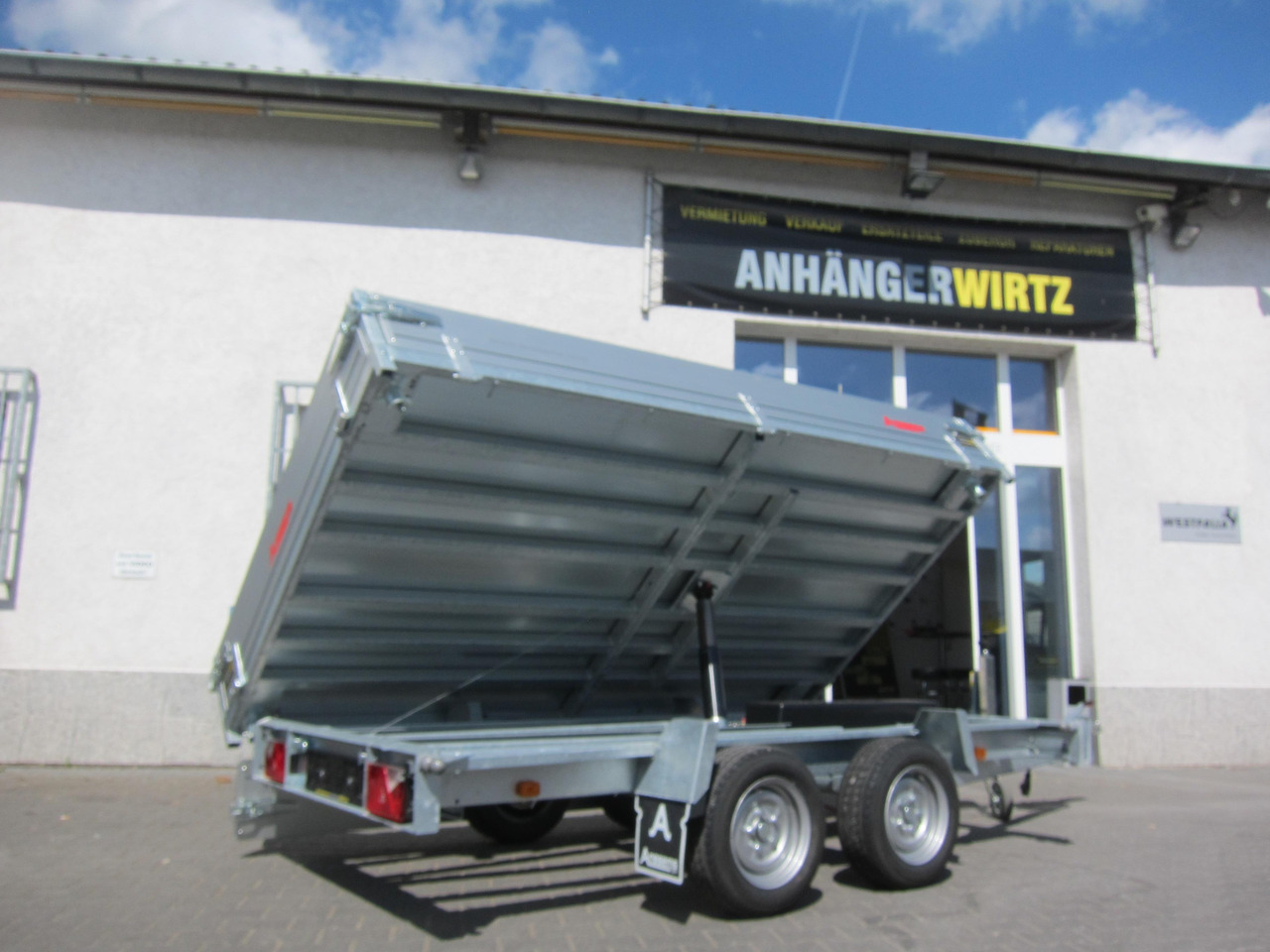 Anssems Kipper KSX 3000 Elektrisch 305x178x30cm Stahlboden niedrig Fahrgestell 3000kg online Aktion - Tippsläp: bild 2 Anssems Kipper KSX 3000 Elektrisch 305x178x30cm Stahlboden niedrig Fahrgestell 3000kg online Aktion - Tippsläp: bild 2