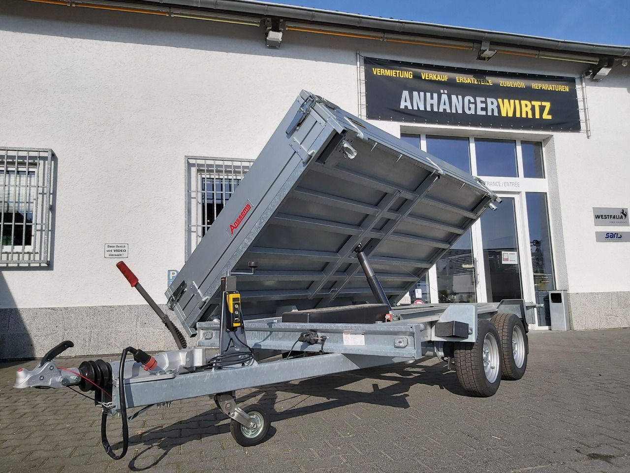 Anssems Kipper KSX 3500 Elektrisch 305x178x35cm Stahlboden niedrig Fahrgestell 3500kg - Tippsläp: bild 4 Anssems Kipper KSX 3500 Elektrisch 305x178x35cm Stahlboden niedrig Fahrgestell 3500kg - Tippsläp: bild 4