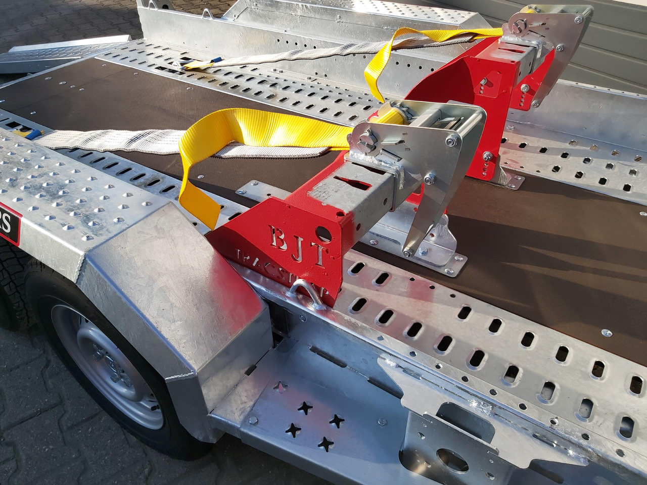 Brian James Digger Plant 543-2813-27 280x130cm Schaufelablage Rampen Trac Strap System 2700kg - Maskinsläp: bild 4 Brian James Digger Plant 543-2813-27 280x130cm Schaufelablage Rampen Trac Strap System 2700kg - Maskinsläp: bild 4