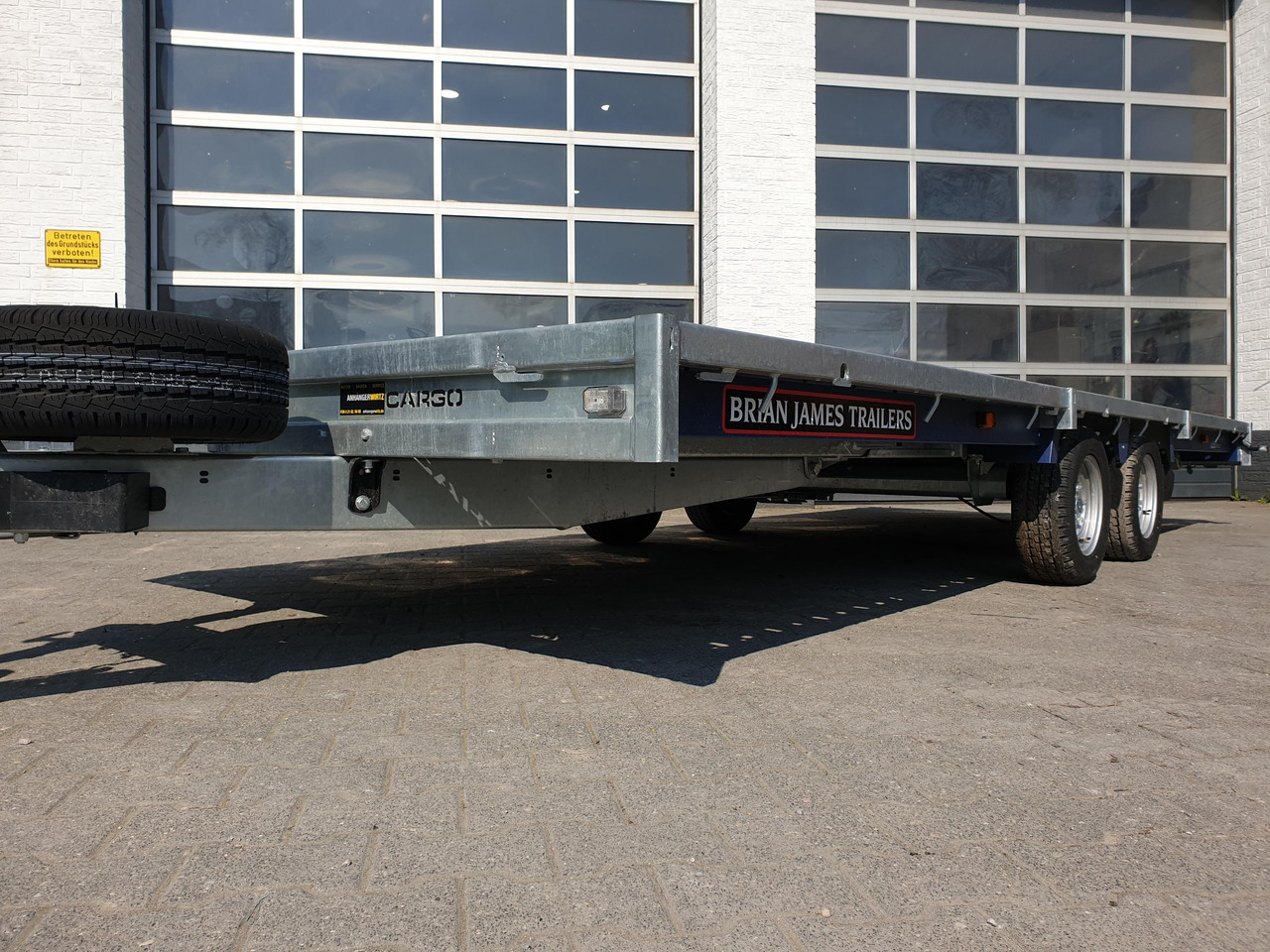 Brian James Trailer CarGO Connect 550x225cm Plateau Tandem 12" 3500kg Abverkauf 22 - Flaksläp: bild 3 Brian James Trailer CarGO Connect 550x225cm Plateau Tandem 12" 3500kg Abverkauf 22 - Flaksläp: bild 3