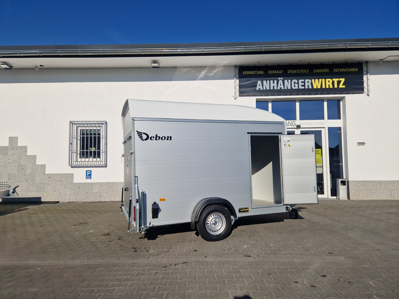 Cargo Roadster 400 312x164x184cm Alu Poly weiß Seitentür Pullman 100km/H 1300kg - Skåpsläp: bild 4 Cargo Roadster 400 312x164x184cm Alu Poly weiß Seitentür Pullman 100km/H 1300kg - Skåpsläp: bild 4