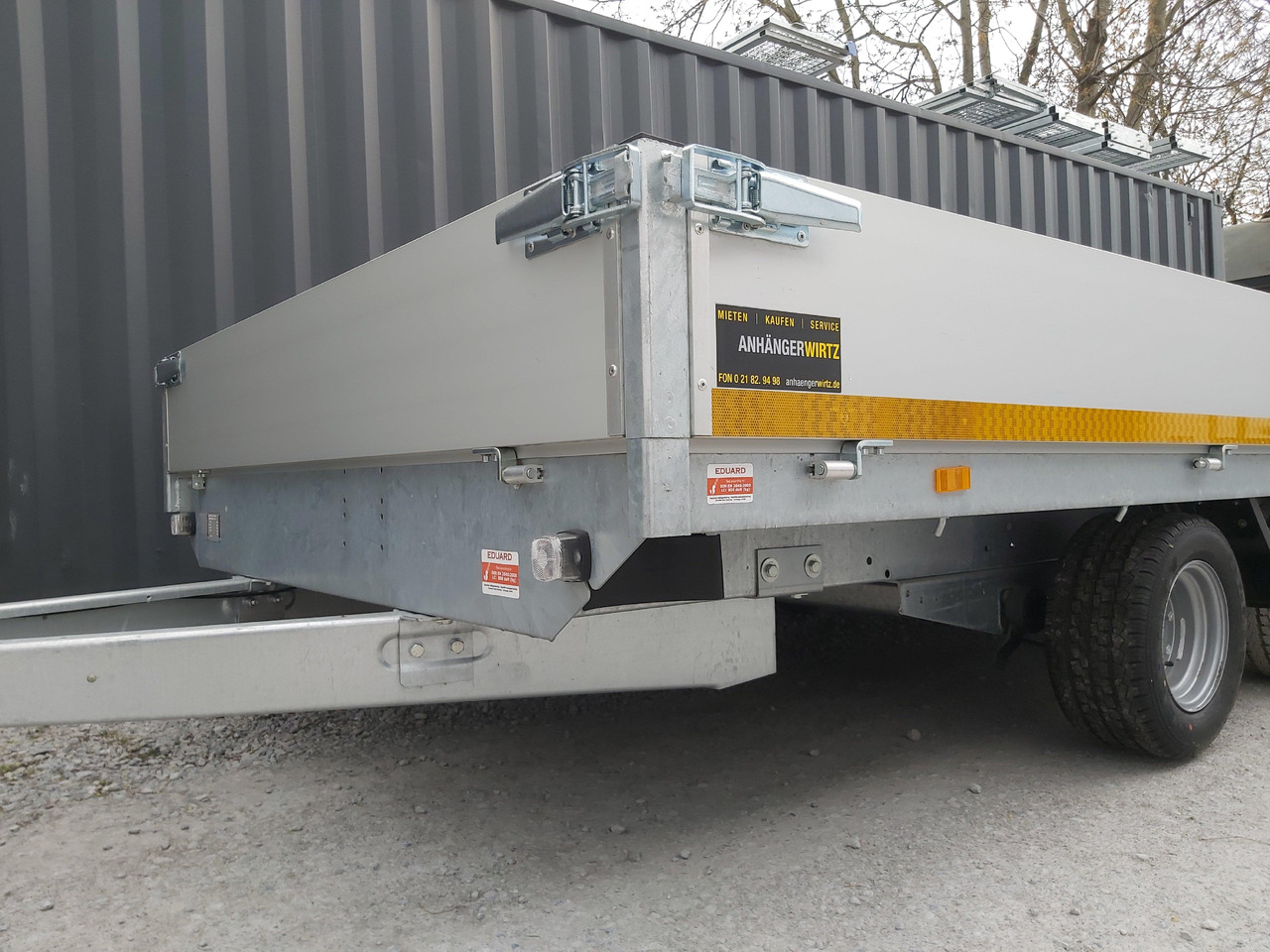 Hochlader 356x200x30cm Lfh: 56cm 10" (L) 2700kg - Flaksläp: bild 2 Hochlader 356x200x30cm Lfh: 56cm 10" (L) 2700kg - Flaksläp: bild 2