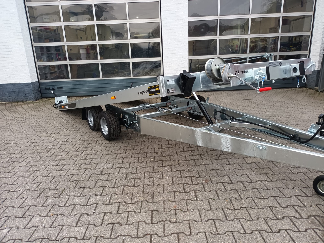 Martz Cartrailer GT KIPP 480/2 3T 480x205cm Profi Lohr Stahl & Aluboden 3000kg 100km/H - Biltransportsläp: bild 2 Martz Cartrailer GT KIPP 480/2 3T 480x205cm Profi Lohr Stahl & Aluboden 3000kg 100km/H - Biltransportsläp: bild 2