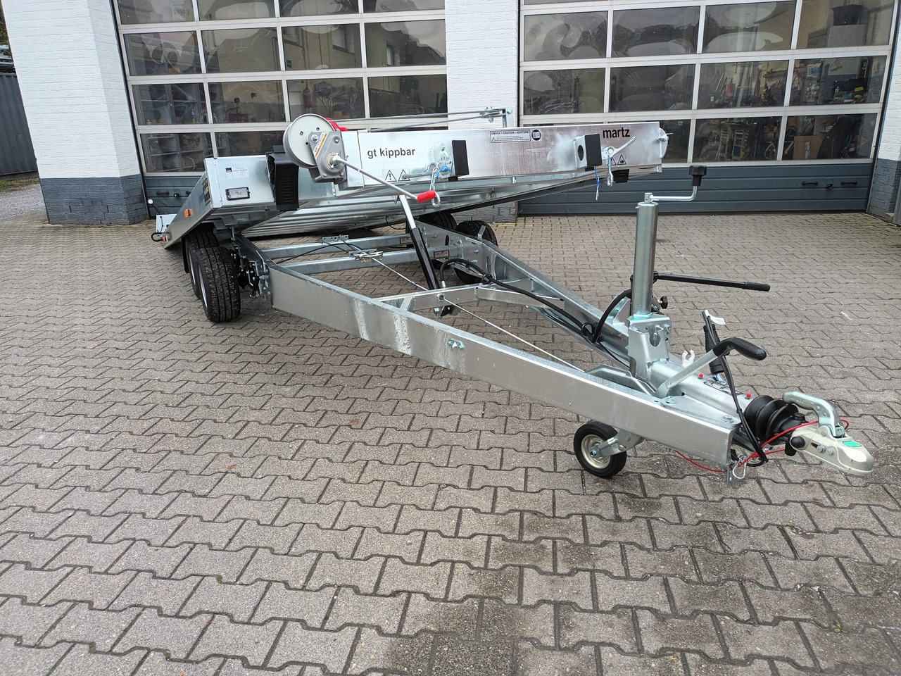 Martz Cartrailer GT KIPP 480/2 3T 480x205cm Profi Lohr Stahl & Aluboden 3000kg 100km/H - Biltransportsläp: bild 1 Martz Cartrailer GT KIPP 480/2 3T 480x205cm Profi Lohr Stahl & Aluboden 3000kg 100km/H - Biltransportsläp: bild 1