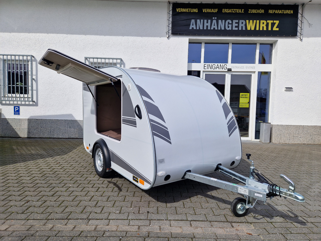 Mini Camper Mini Tommy TMC25 Basic 252x140x121cm 100 km/H 750kg ungebremst Januar AKTION - Husvagn: bild 2 Mini Camper Mini Tommy TMC25 Basic 252x140x121cm 100 km/H 750kg ungebremst Januar AKTION - Husvagn: bild 2
