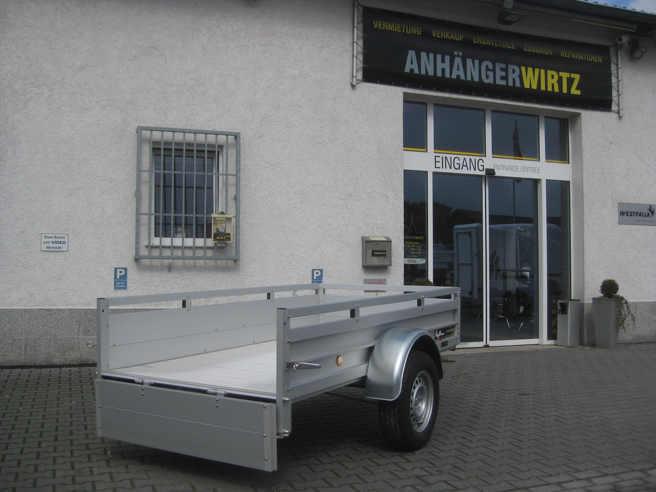 PKW Anhänger Koch Aluline+ 4.13 250x125x44cm ALUBODEN (S) 1300kg 100 km/H Online Abverkauf - Bilsläp: bild 4 PKW Anhänger Koch Aluline+ 4.13 250x125x44cm ALUBODEN (S) 1300kg 100 km/H Online Abverkauf - Bilsläp: bild 4