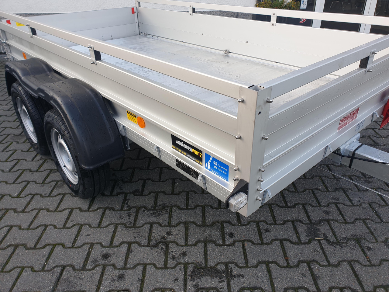 PKW Anhänger Koch Aluline+ 7.20 150.300.20 Hobbyline 300x150x44cm Aluboden (M) 2000kg - Bilsläp: bild 4 PKW Anhänger Koch Aluline+ 7.20 150.300.20 Hobbyline 300x150x44cm Aluboden (M) 2000kg - Bilsläp: bild 4