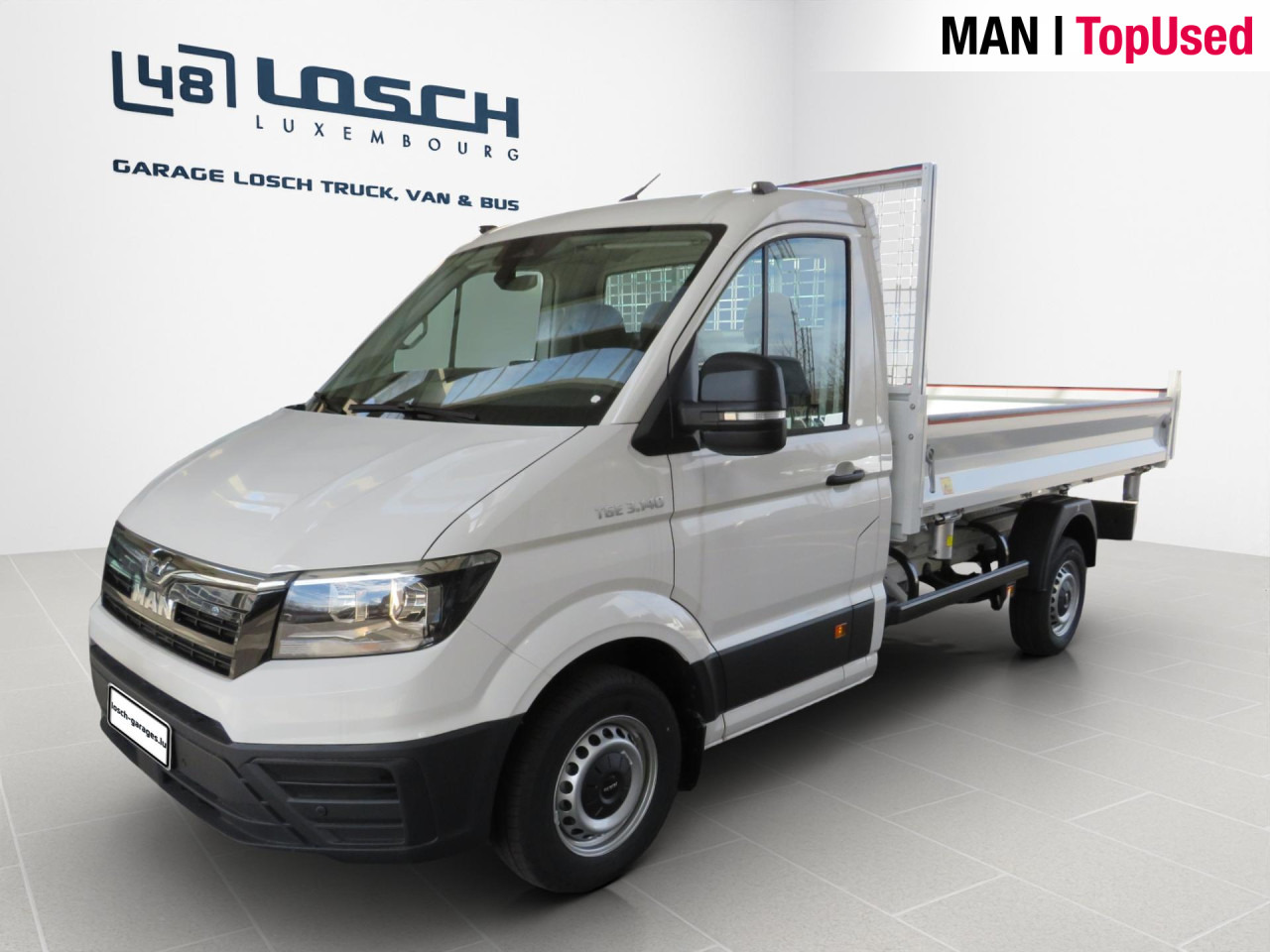 MAN TGE 3.140 4X2F L3 SB EK JPM Dreiseitenkipper Klima - Transportbil med tippflak: bild 1 MAN TGE 3.140 4X2F L3 SB EK JPM Dreiseitenkipper Klima - Transportbil med tippflak: bild 1