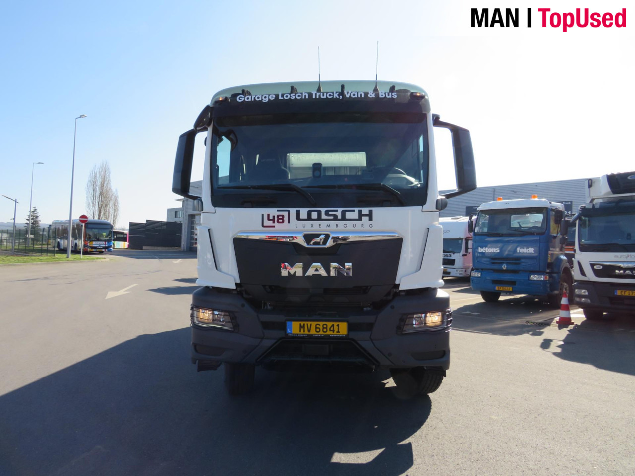 MAN TGS 41.480 8x4 BB CH Schmitz Muldenkipper Retarder - Tippbil lastbil: bild 2 MAN TGS 41.480 8x4 BB CH Schmitz Muldenkipper Retarder - Tippbil lastbil: bild 2