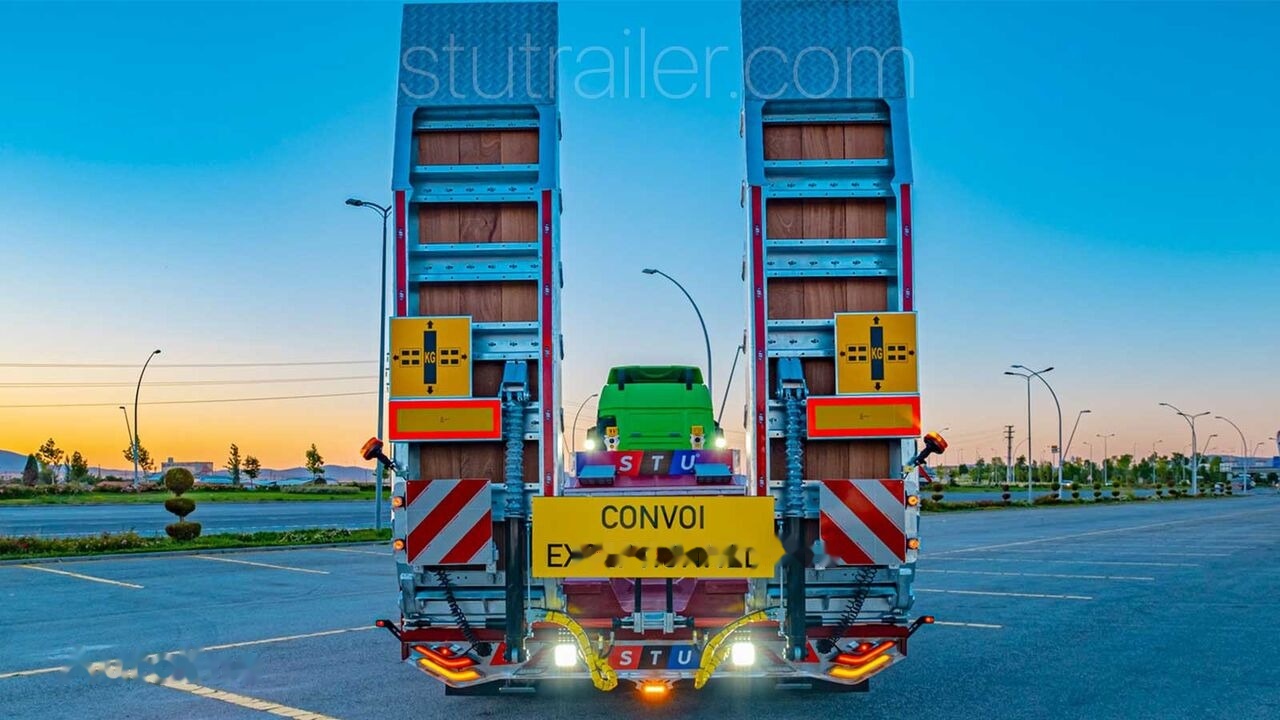STU 4 Axle Extendable Lowbed Trailer - Låg lastare semitrailer: bild 5 STU 4 Axle Extendable Lowbed Trailer - Låg lastare semitrailer: bild 5
