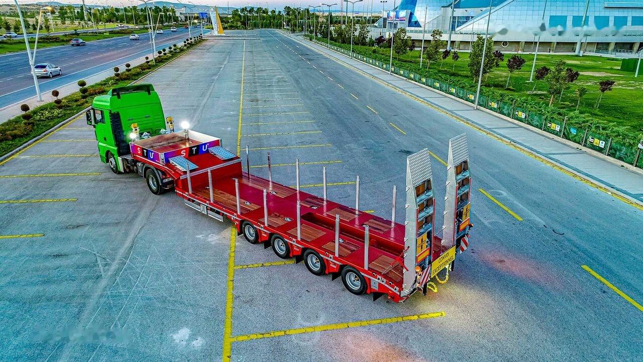 STU 4 Axle Extendable Lowbed Trailer - Låg lastare semitrailer: bild 2 STU 4 Axle Extendable Lowbed Trailer - Låg lastare semitrailer: bild 2