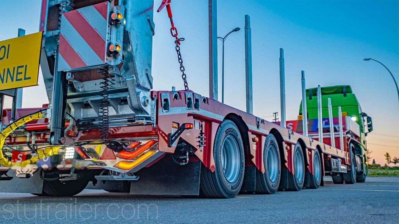 STU 4 Axle Extendable Lowbed Trailer - Låg lastare semitrailer: bild 3 STU 4 Axle Extendable Lowbed Trailer - Låg lastare semitrailer: bild 3