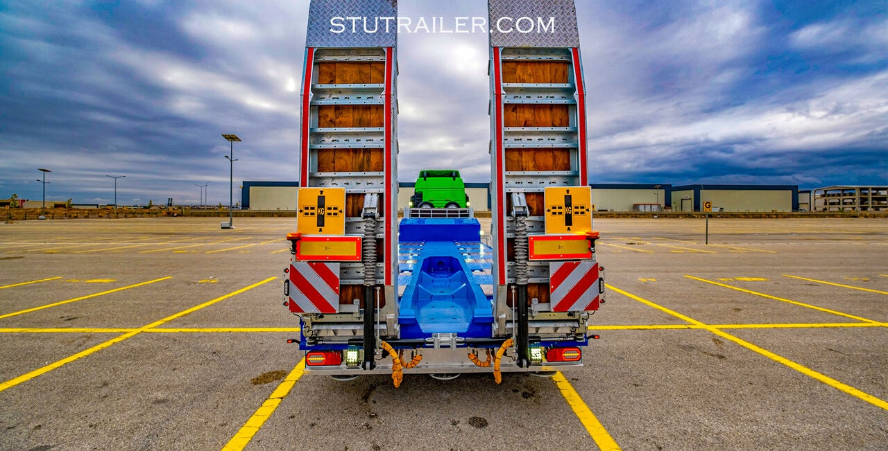 STU 5 Axle Hydraulic Steering Lowbed - Låg lastare semitrailer: bild 5 STU 5 Axle Hydraulic Steering Lowbed - Låg lastare semitrailer: bild 5