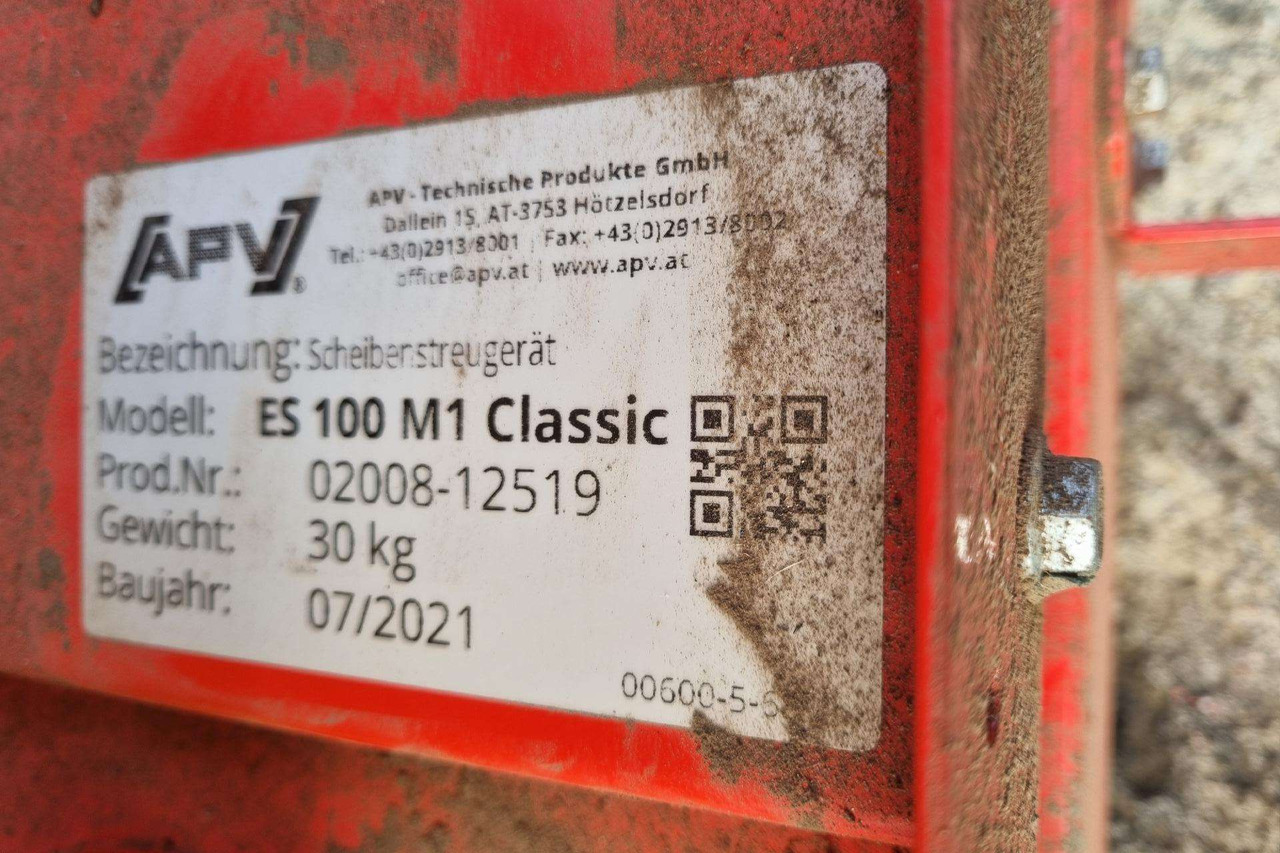 APV ES 100 - Mineralgödselspridare: bild 5 APV ES 100 - Mineralgödselspridare: bild 5