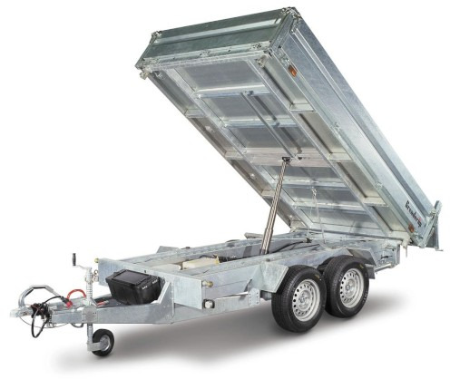 Brenderup 3-Seitenkipper, TT5325ATB2700, 2,7 to. H+E-Pumpe,325x180x35cm - Tippsläp: bild 1 Brenderup 3-Seitenkipper, TT5325ATB2700, 2,7 to. H+E-Pumpe,325x180x35cm - Tippsläp: bild 1