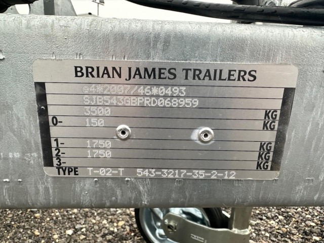 Brian James Cargo Digger Plant 2 Baumaschinenanhänger 543-3217-35-2-12 , 3200 x 1700 mm, 3,5 to. - Maskinsläp: bild 5 Brian James Cargo Digger Plant 2 Baumaschinenanhänger 543-3217-35-2-12 , 3200 x 1700 mm, 3,5 to. - Maskinsläp: bild 5