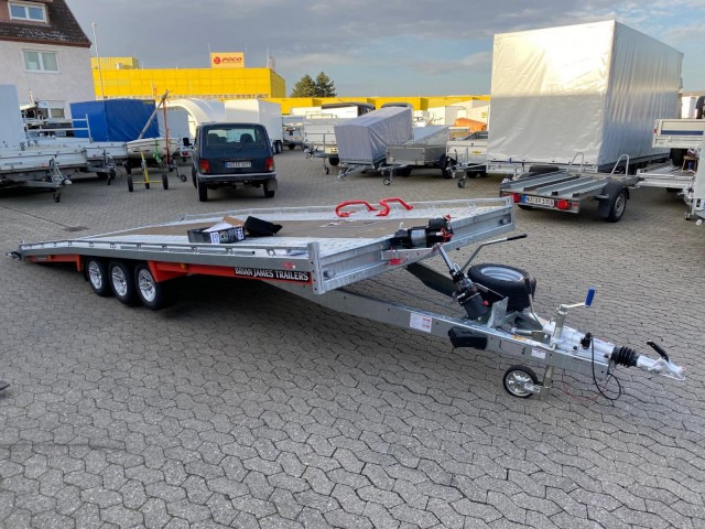 Brian James T6 Transporter, 230-6553, 5500 x 2220 mm, 3,5 to. kippbar mit Auffahrrampe - Biltransportsläp: bild 1 Brian James T6 Transporter, 230-6553, 5500 x 2220 mm, 3,5 to. kippbar mit Auffahrrampe - Biltransportsläp: bild 1