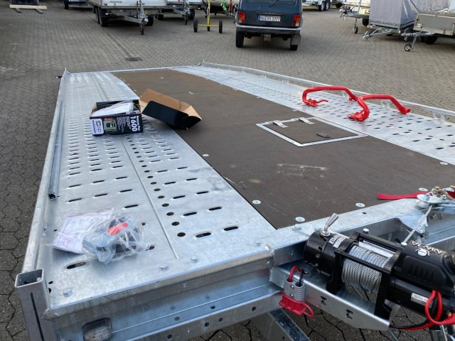 Brian James T6 Transporter, 230-6553, 5500 x 2220 mm, 3,5 to. kippbar mit Auffahrrampe - Biltransportsläp: bild 4 Brian James T6 Transporter, 230-6553, 5500 x 2220 mm, 3,5 to. kippbar mit Auffahrrampe - Biltransportsläp: bild 4