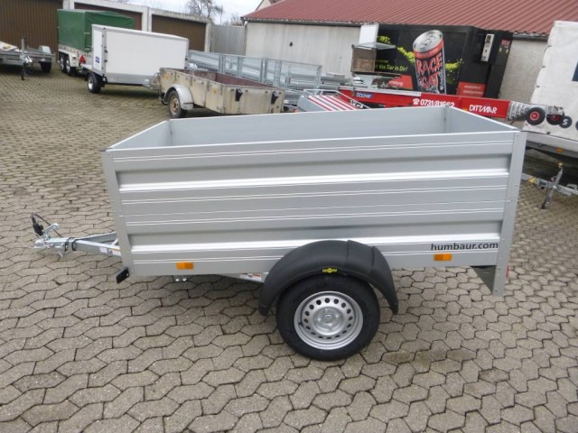 Humbaur HA 752111 mit Bordwandaufsatz Alu, 750 kg, 2050 x 1100 x 350 mm - Bilsläp: bild 2 Humbaur HA 752111 mit Bordwandaufsatz Alu, 750 kg, 2050 x 1100 x 350 mm - Bilsläp: bild 2