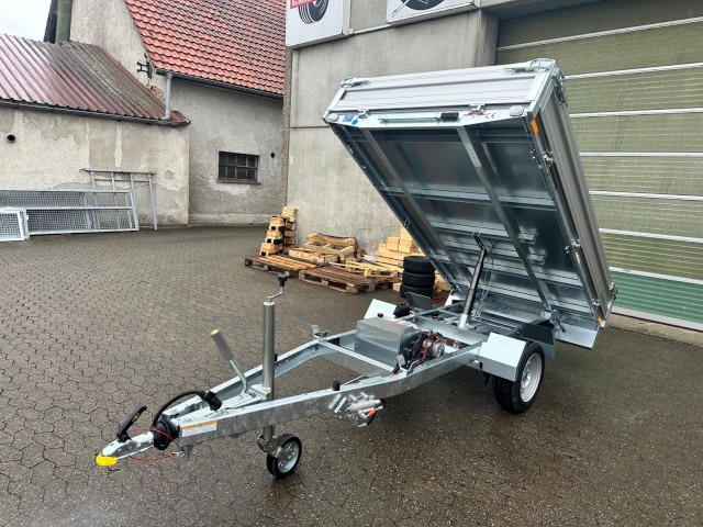 Humbaur HUK 182715 Heckkipper 1,8 t. E-Pumpe, 2680 x 1500 x 300mm - Tippsläp: bild 1 Humbaur HUK 182715 Heckkipper 1,8 t. E-Pumpe, 2680 x 1500 x 300mm - Tippsläp: bild 1