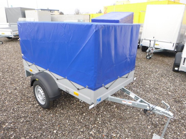 Humbaur Startrailer H 752010 mit Hochplane 750 kg 2050x1095x300mm - Bilsläp: bild 1 Humbaur Startrailer H 752010 mit Hochplane 750 kg 2050x1095x300mm - Bilsläp: bild 1
