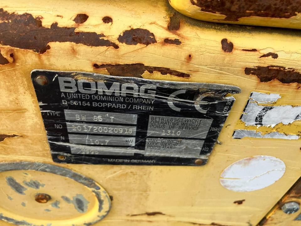 Grabenwalze Bomag BW 85 T - Små asfaltvältar: bild 2 Grabenwalze Bomag BW 85 T - Små asfaltvältar: bild 2