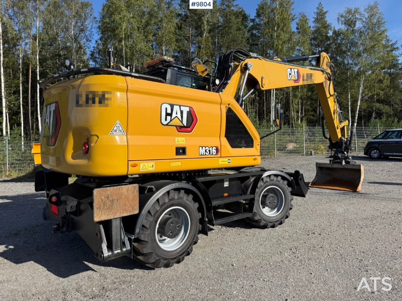 CAT M316 wheel excavator with tiltrotator, 3D excavation system, and grader bucket - Grävmaskin på däck: bild 3 CAT M316 wheel excavator with tiltrotator, 3D excavation system, and grader bucket - Grävmaskin på däck: bild 3