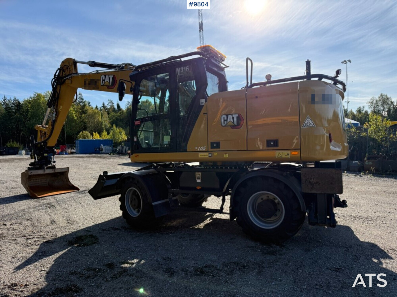 CAT M316 wheel excavator with tiltrotator, 3D excavation system, and grader bucket - Grävmaskin på däck: bild 5 CAT M316 wheel excavator with tiltrotator, 3D excavation system, and grader bucket - Grävmaskin på däck: bild 5
