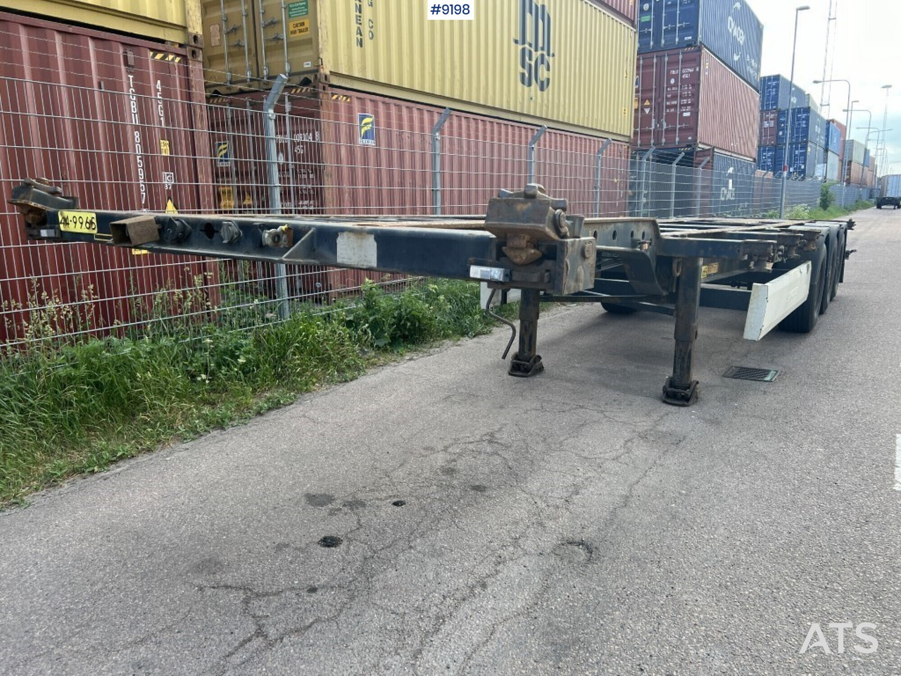 Containerbil/ Växelflak semitrailer Container chassi - Krone SD: bild 1