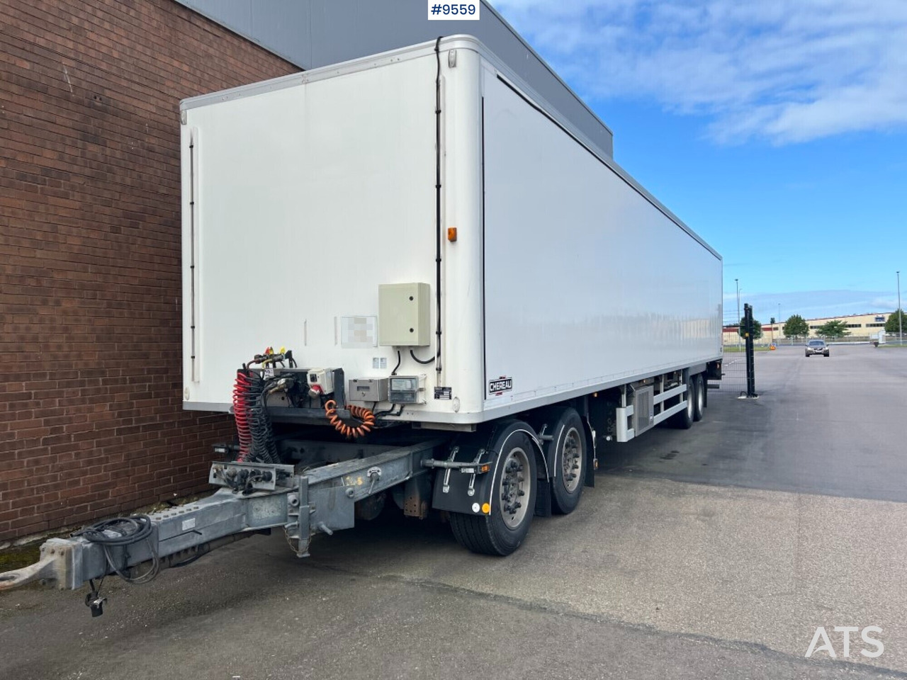 Container trailer Chereau CSD2 with Dolly - Skåpsläp: bild 2 Container trailer Chereau CSD2 with Dolly - Skåpsläp: bild 2