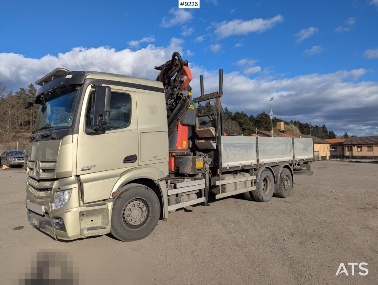 Crane Truck Mercedes-Benz Actros 2542 - Flakbil, Kranbil: bild 1 Crane Truck Mercedes-Benz Actros 2542 - Flakbil, Kranbil: bild 1