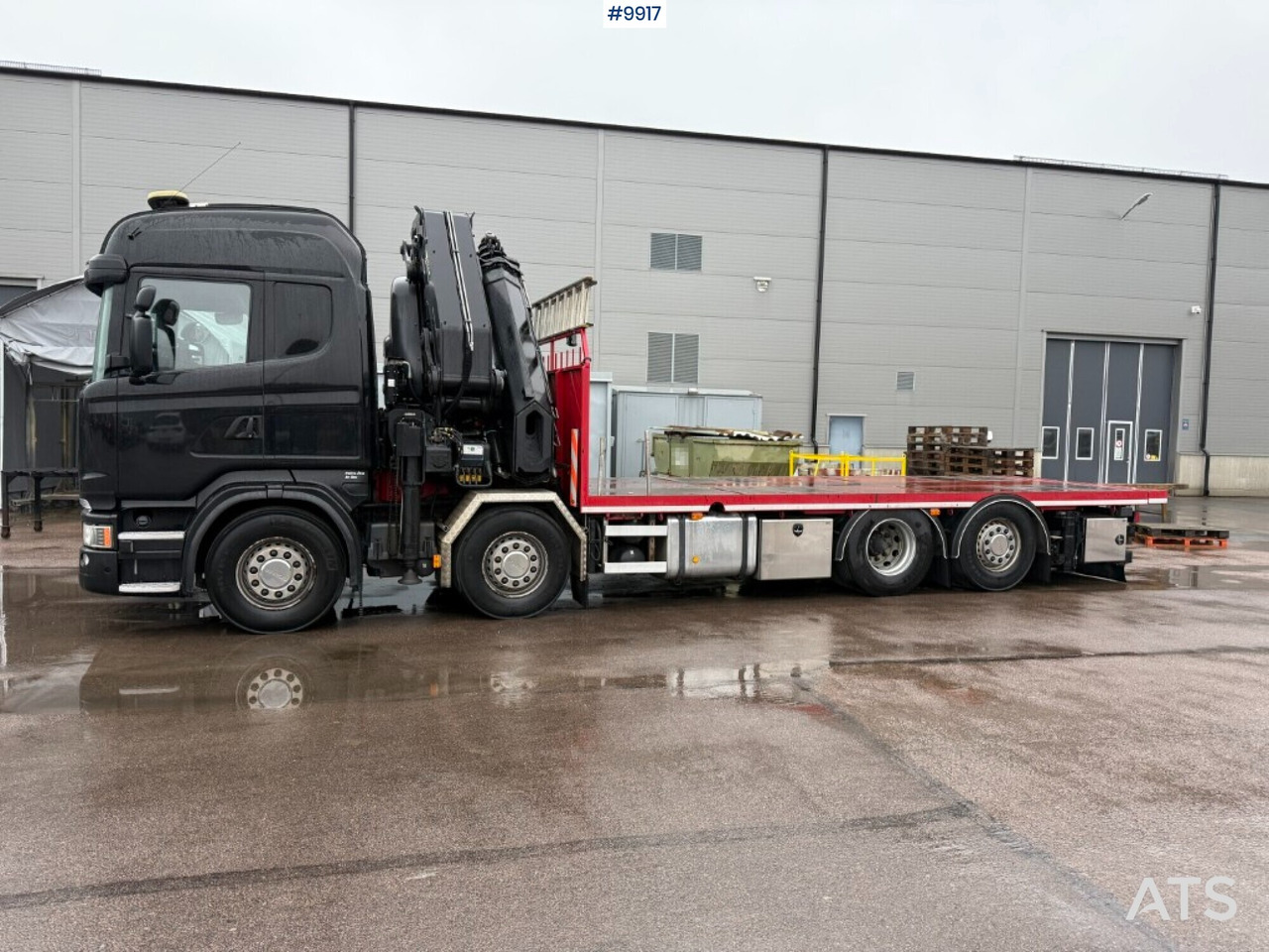 Crane truck/Flatbed truck Scania R520 8X2*6 HIAB XS 855E-8 HIPRO - Flakbil, Kranbil: bild 2 Crane truck/Flatbed truck Scania R520 8X2*6 HIAB XS 855E-8 HIPRO - Flakbil, Kranbil: bild 2