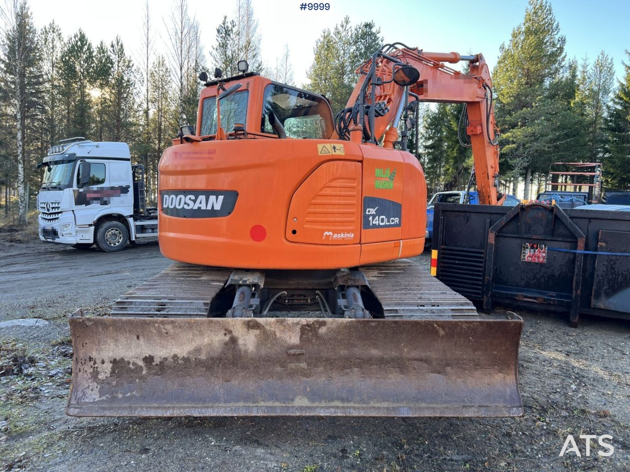 Doosan DX140LCR-3 Excavator with rotator - Bandgrävare: bild 5 Doosan DX140LCR-3 Excavator with rotator - Bandgrävare: bild 5