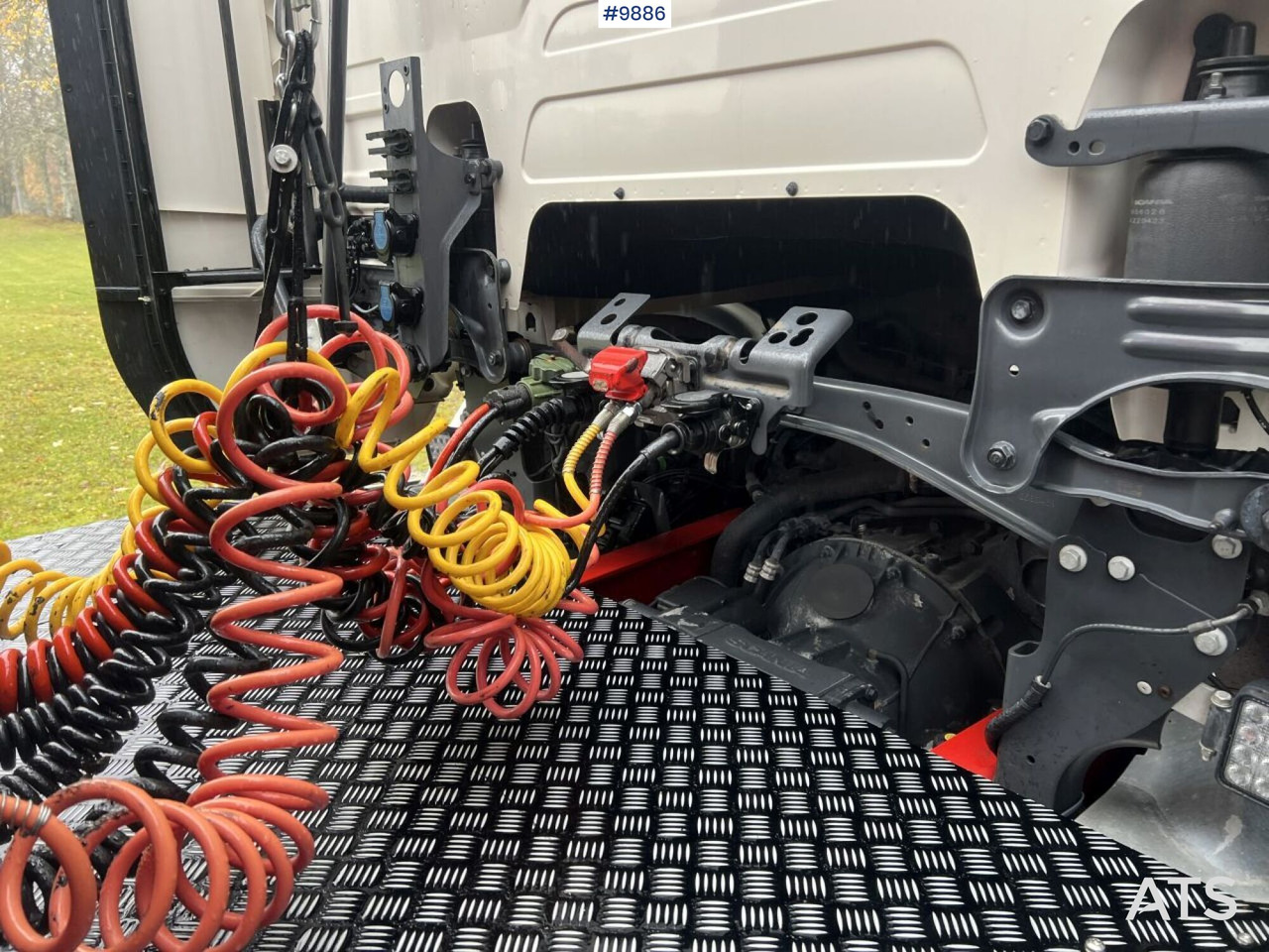 Dragbil, Låg lastare semitrailer Scania R500 Tractor unit with Doll S3L Trombone Trailer: bild 24