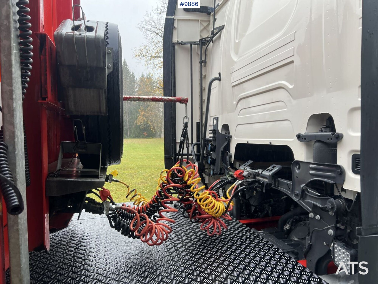 Dragbil, Låg lastare semitrailer Scania R500 Tractor unit with Doll S3L Trombone Trailer: bild 23