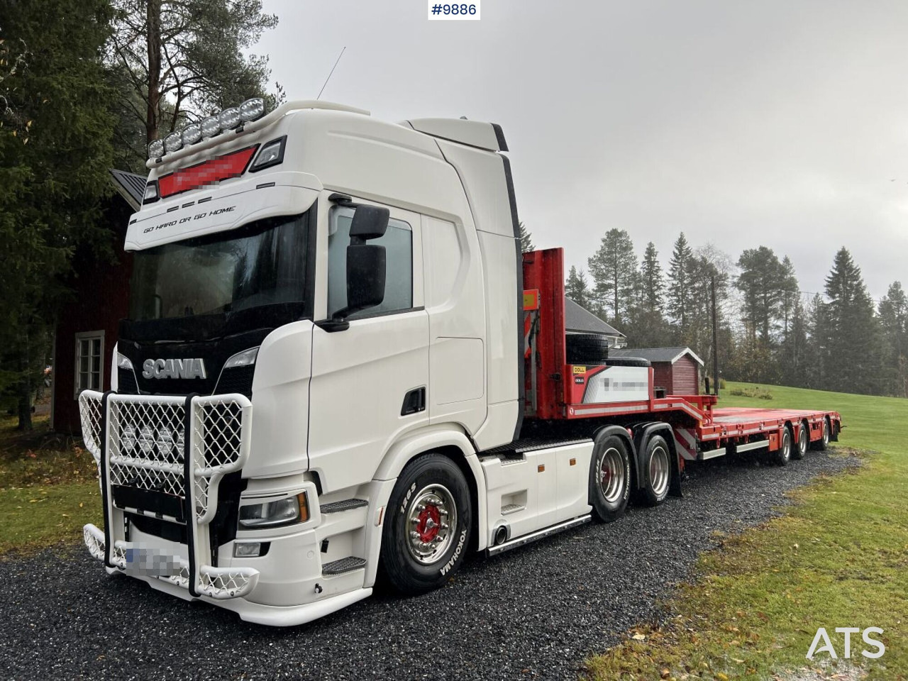 Scania R500 Tractor unit with Doll S3L Trombone Trailer - Dragbil, Låg lastare semitrailer: bild 2 Scania R500 Tractor unit with Doll S3L Trombone Trailer - Dragbil, Låg lastare semitrailer: bild 2