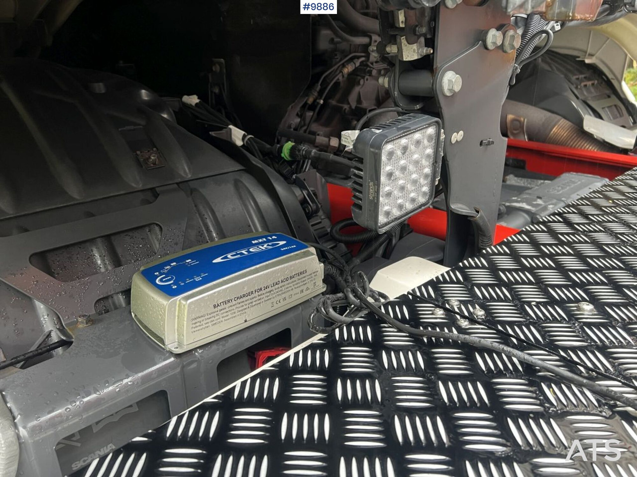 Dragbil, Låg lastare semitrailer Scania R500 Tractor unit with Doll S3L Trombone Trailer: bild 37