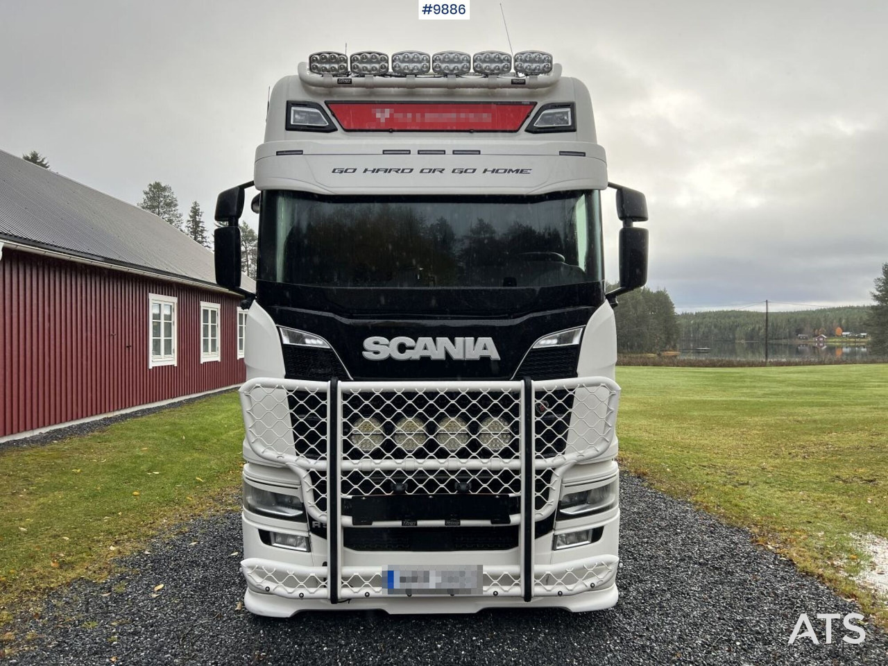 Dragbil, Låg lastare semitrailer Scania R500 Tractor unit with Doll S3L Trombone Trailer: bild 7