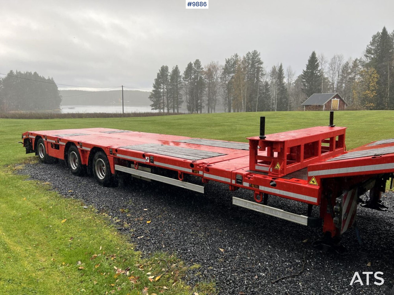 Dragbil, Låg lastare semitrailer Scania R500 Tractor unit with Doll S3L Trombone Trailer: bild 15