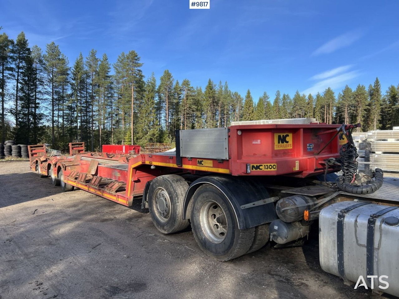 Forestry machine trailer NC FORESTRY TRAILER - Biltransportbil semitrailer: bild 1 Forestry machine trailer NC FORESTRY TRAILER - Biltransportbil semitrailer: bild 1