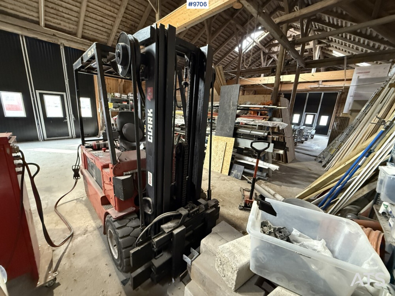 Forklift Clark CEM 25 - Eltruck: bild 5 Forklift Clark CEM 25 - Eltruck: bild 5