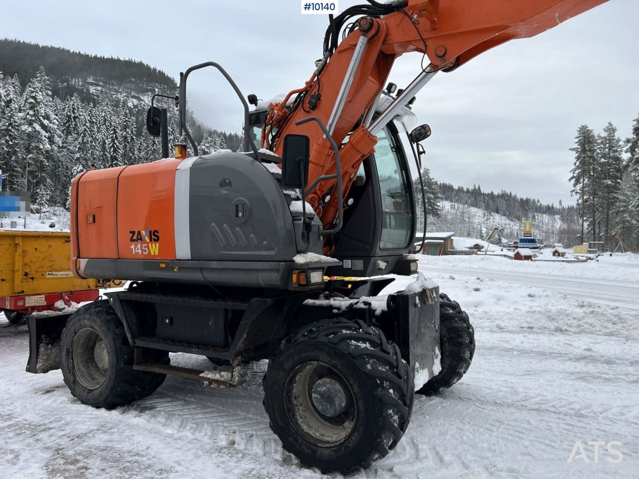 Hitachi ZX 145 W-3 Wheeled excavator with 2D Excavation system, rotor and planer bucket - Grävmaskin på däck: bild 4 Hitachi ZX 145 W-3 Wheeled excavator with 2D Excavation system, rotor and planer bucket - Grävmaskin på däck: bild 4