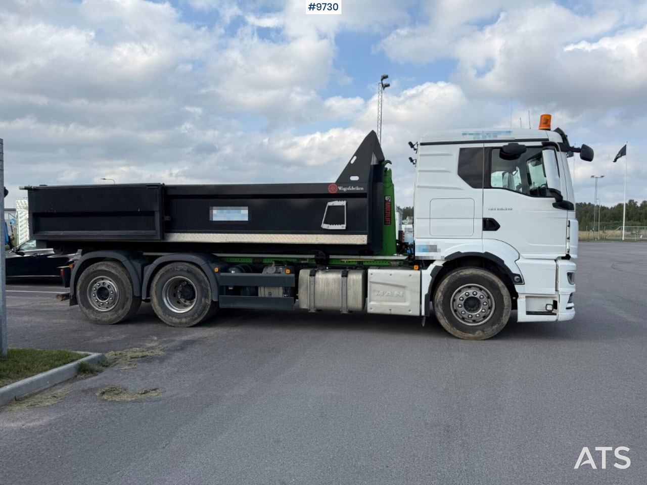 Hook lift MAN TGS 26.510 with crane flatbed and gravel flatbed - Lastväxlare lastbil: bild 5 Hook lift MAN TGS 26.510 with crane flatbed and gravel flatbed - Lastväxlare lastbil: bild 5
