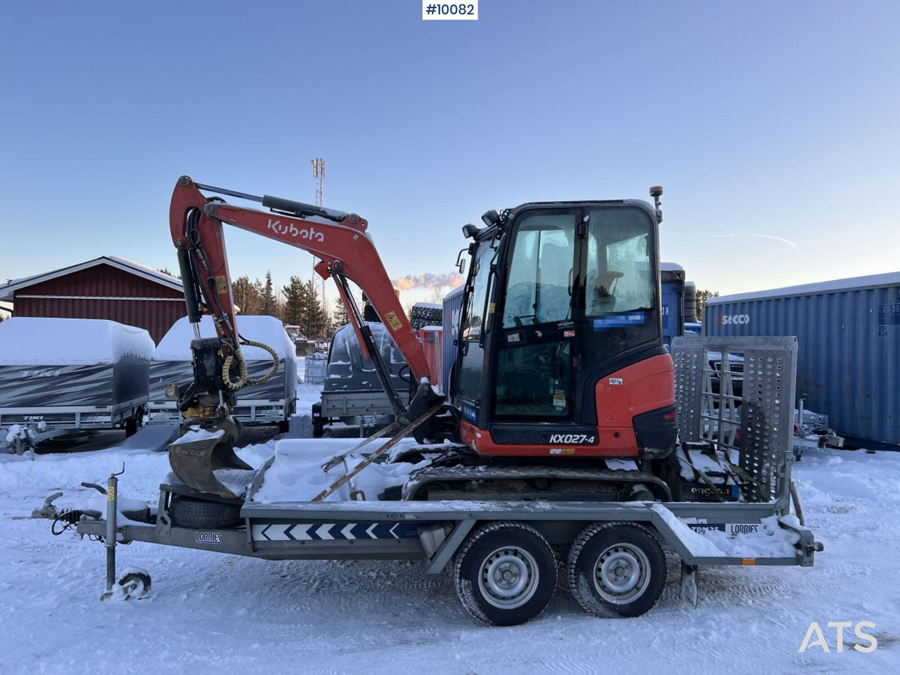 Kubota KX027-4 Mini excavator incl trailer - Minigrävmaskin: bild 3 Kubota KX027-4 Mini excavator incl trailer - Minigrävmaskin: bild 3