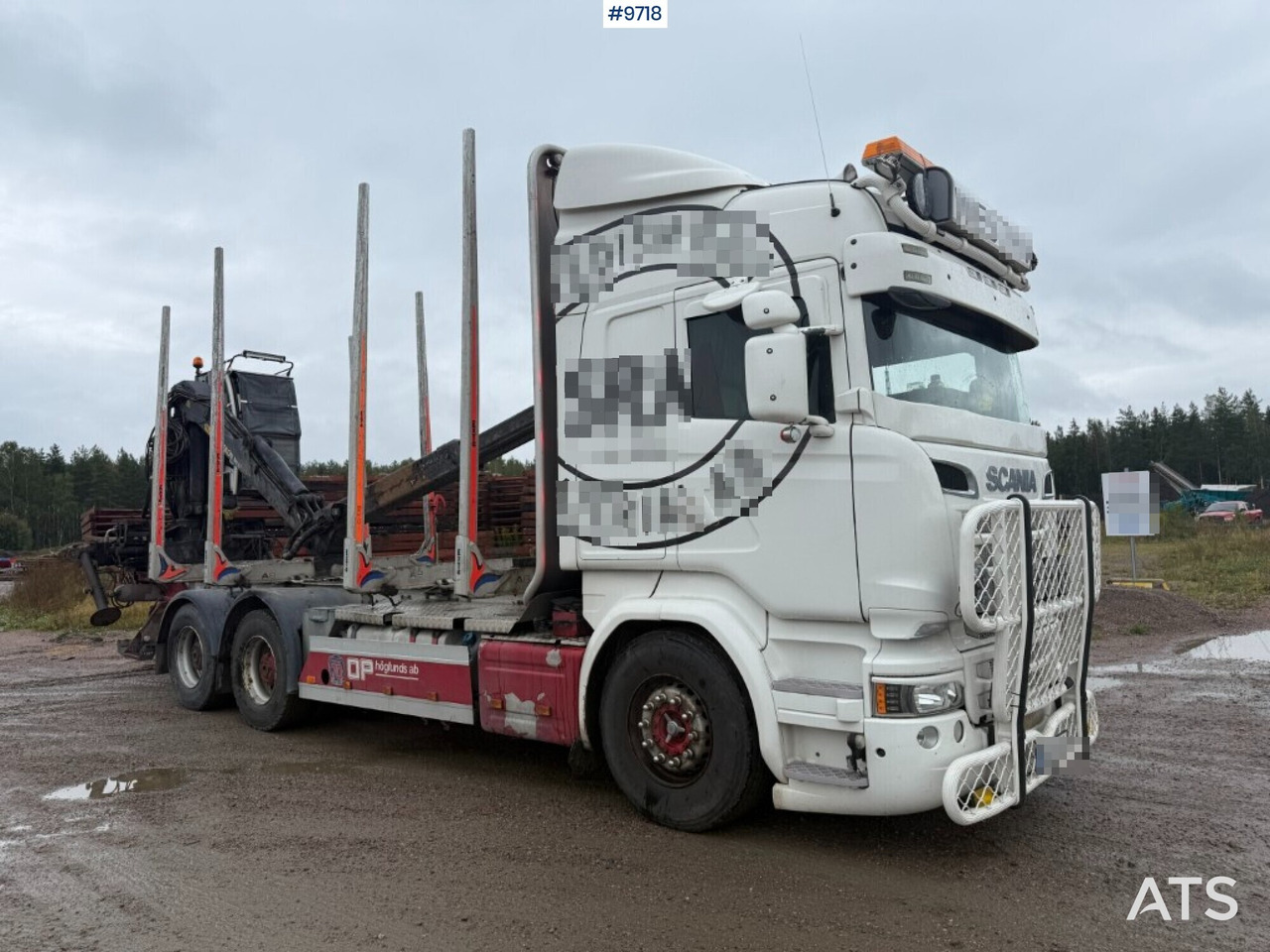 Log truck Scania R520 with crane - Timmerbil, Kranbil: bild 1 Log truck Scania R520 with crane - Timmerbil, Kranbil: bild 1